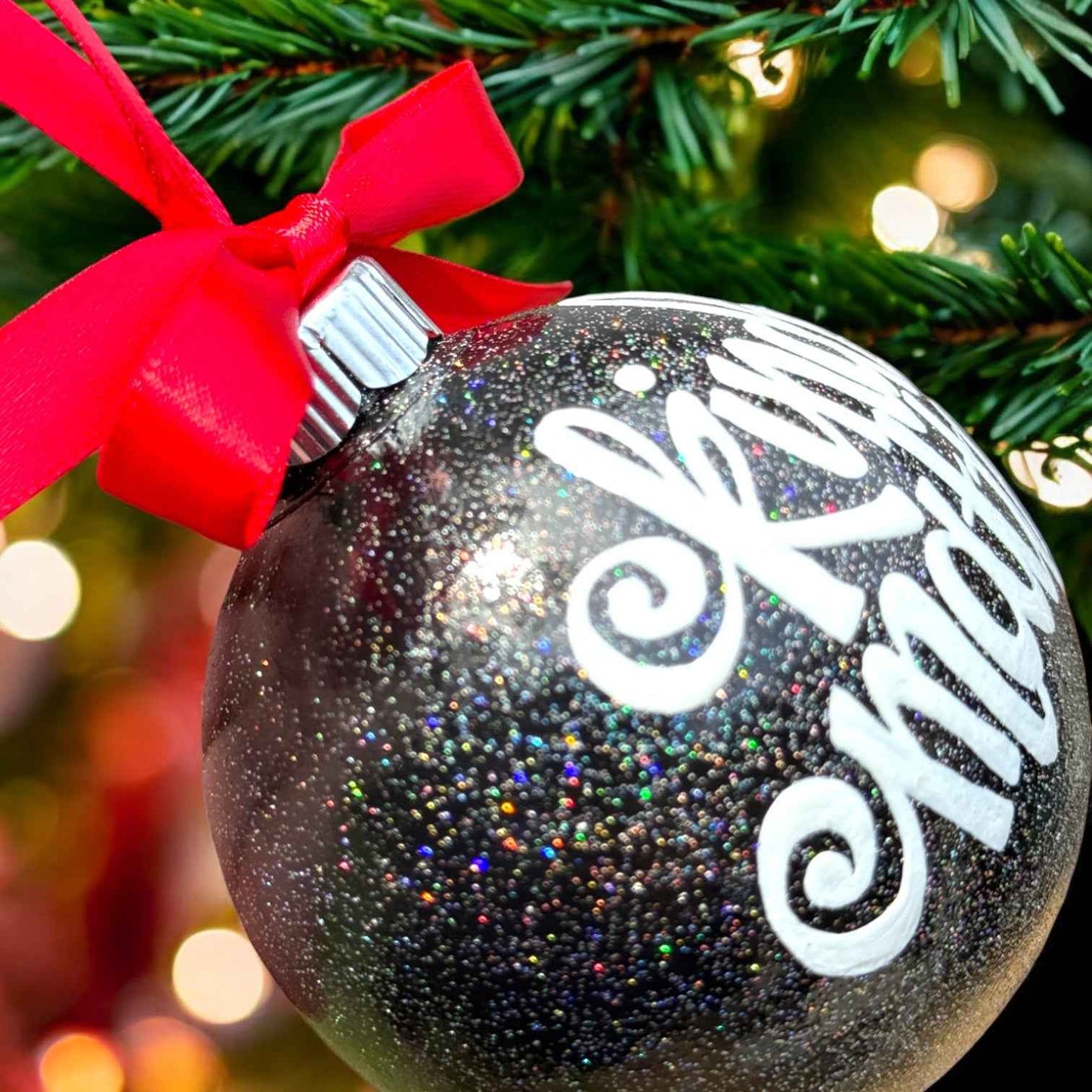 Kindness Matters Ornament – Hand-Painted Thank You Christmas Ornament, Personalized Holiday Keepsake Gift