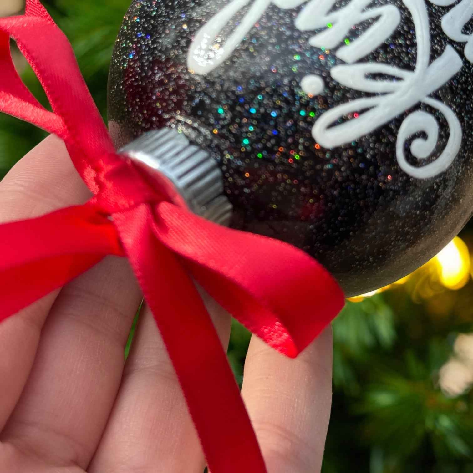 Kindness Matters Ornament – Hand-Painted Thank You Christmas Ornament, Personalized Holiday Keepsake Gift