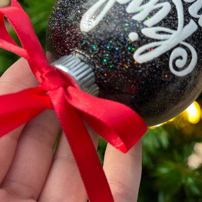 Kindness Matters Ornament – Hand-Painted Thank You Christmas Ornament, Personalized Holiday Keepsake Gift