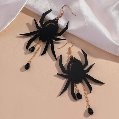 Spooktacular Spider Dangle Earrings: Unleash Your Inner Spider Queen!