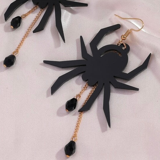 Spooktacular Spider Dangle Earrings: Unleash Your Inner Spider Queen!