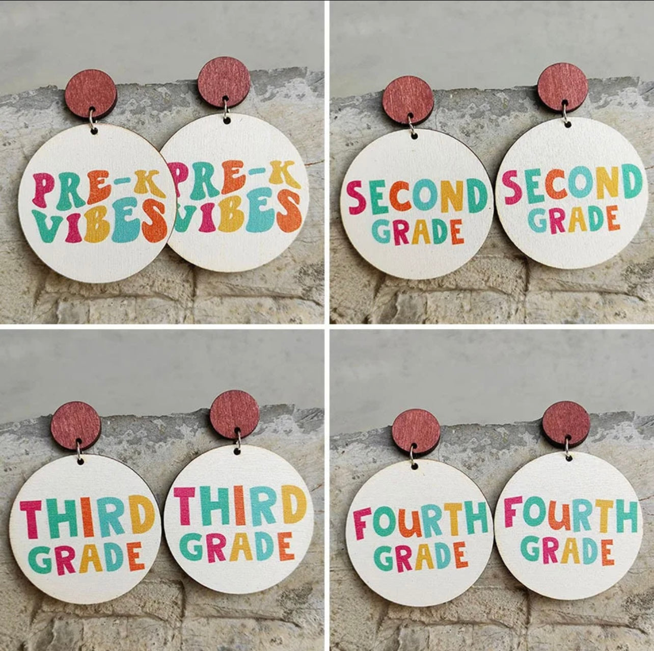 Celebrate Your Favorite Teacher with Our Adorable Elementary Teacher Earrings! - Rhythms of Grace Creative