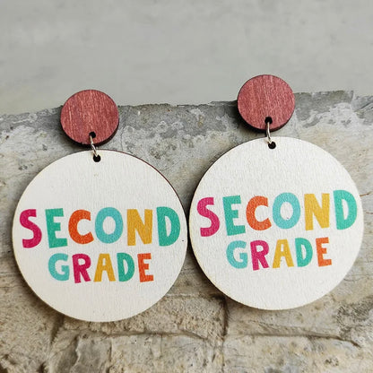 Celebrate Your Favorite Teacher with Our Adorable Elementary Teacher Earrings! - Rhythms of Grace Creative