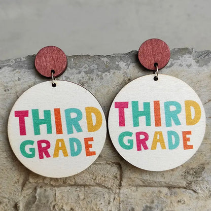 Celebrate Your Favorite Teacher with Our Adorable Elementary Teacher Earrings! - Rhythms of Grace Creative