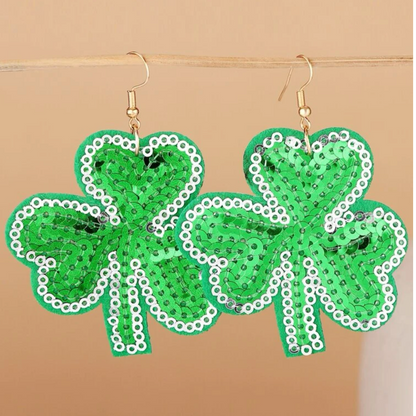 Lucky Shamrock Earrings - Your Perfect St. Patrick's Day Accessory! 🍀 - Rhythms of Grace Creative