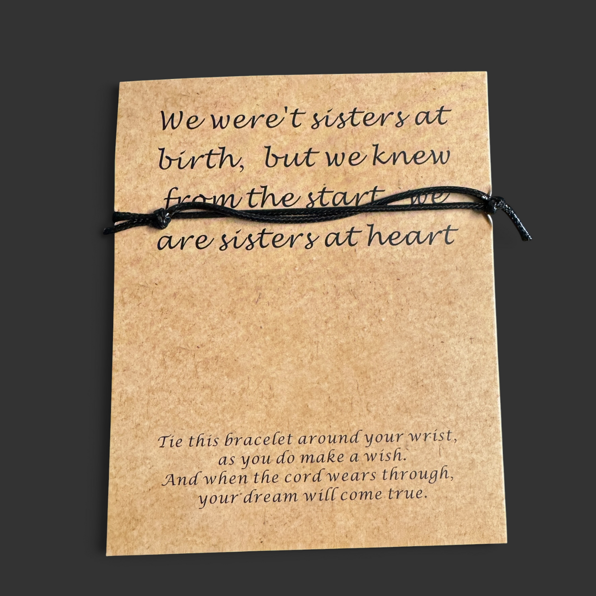 Sisters at Heart Bracelet | Friendship Charm Bracelet for Sisters & Besties
