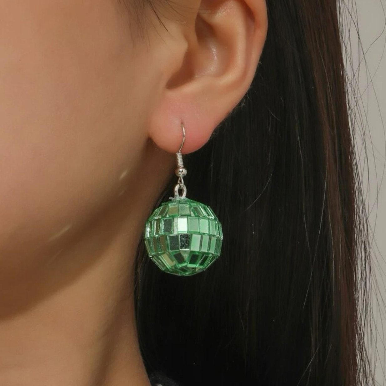 Colorful Disco Ball Earrings - Ball Drop, Disco Ball, Bachelorette Party, New Year's Eve, NYE Earrings, Disco Party - Rhythms of Grace Creative