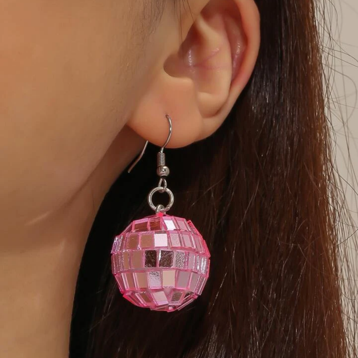 Colorful Disco Ball Earrings - Ball Drop, Disco Ball, Bachelorette Party, New Year's Eve, NYE Earrings, Disco Party - Rhythms of Grace Creative