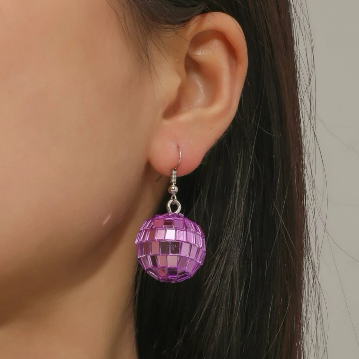 Colorful Disco Ball Earrings - Ball Drop, Disco Ball, Bachelorette Party, New Year's Eve, NYE Earrings, Disco Party - Rhythms of Grace Creative