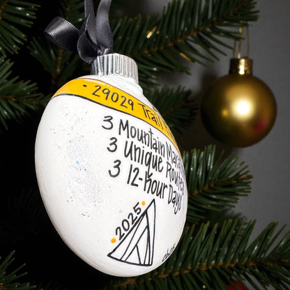 Race to Memories: Personalized Ornaments for Every Finish Line Hero!  Perfect for Marathoners, 5K Sprinters, & Trailblazing Champions!