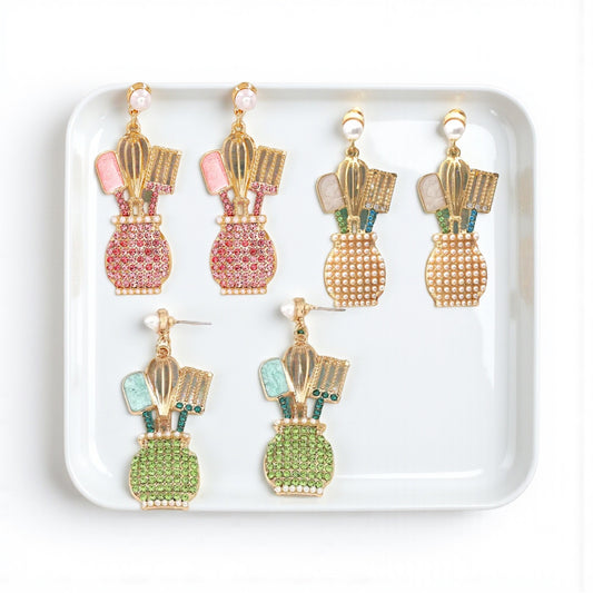 Bake & Shine! Fun Cooking Utensil Earrings for Foodies