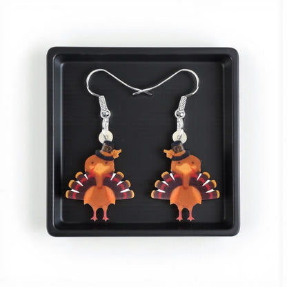 Turkeys on Your Ears: Fabulous Thanksgiving Earrings for Festive Fun!