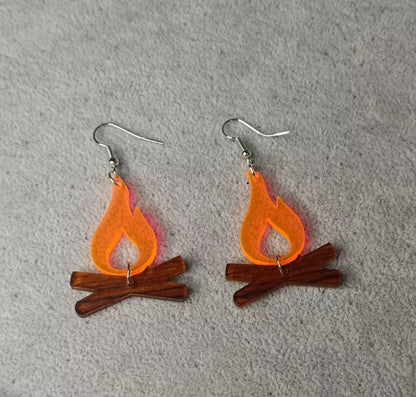 Campfire Chic: Dazzling Earrings to Spark Your Adventure!