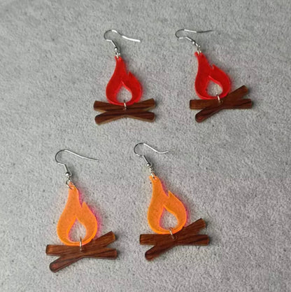 Campfire Chic: Dazzling Earrings to Spark Your Adventure!