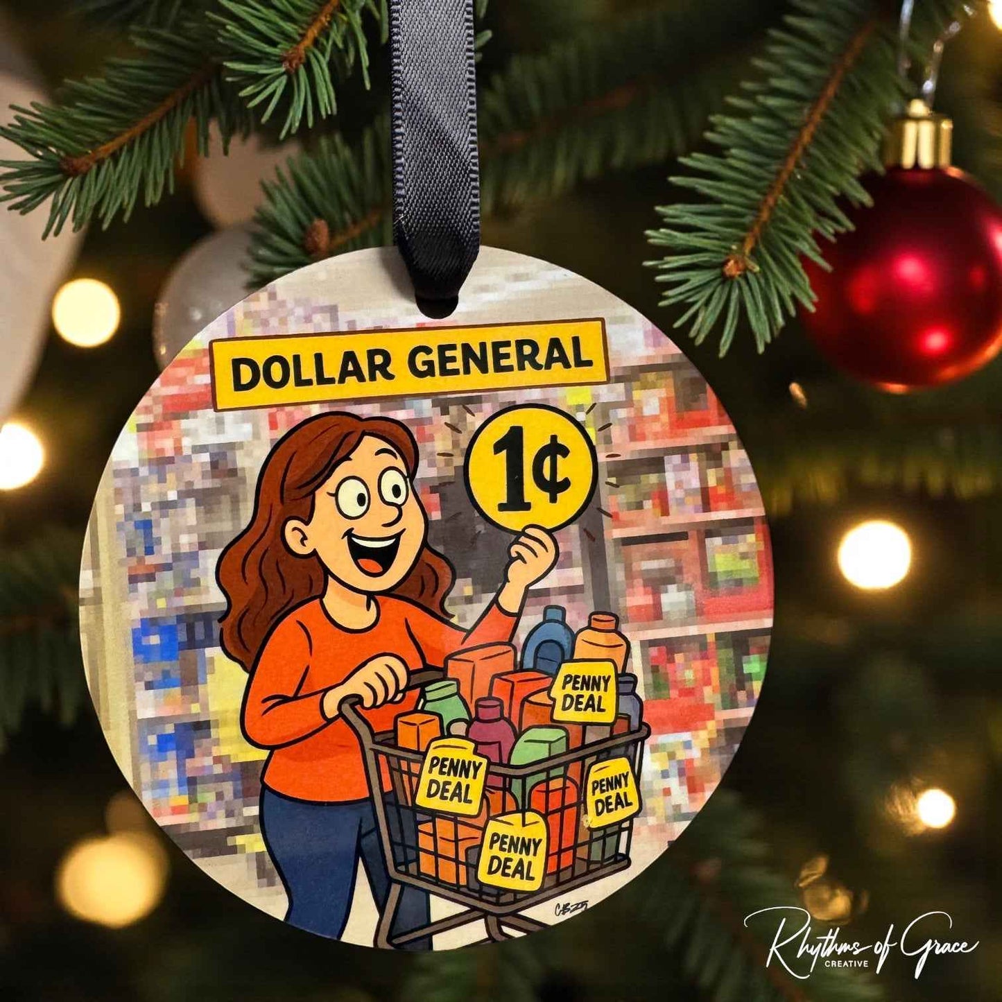 Penny Sale Superhero Ornament: For the Savvy Deal Hunter! 🎯