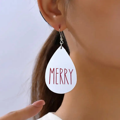 Merry Little Statement Earrings – Christmas Cheer in Every Pair