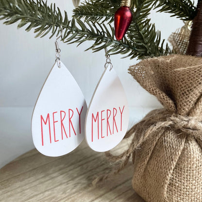Merry Little Statement Earrings – Christmas Cheer in Every Pair