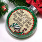 Elf Christmas Ornament: "The Jolliest Bunch of Elves This Side of the Nuthouse"