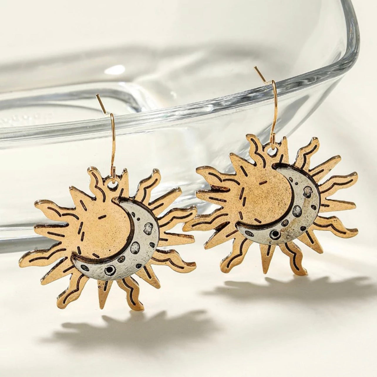 Celestial Earrings: Dance with the Sun and Moon! 🌙☀️ - Rhythms of Grace Creative