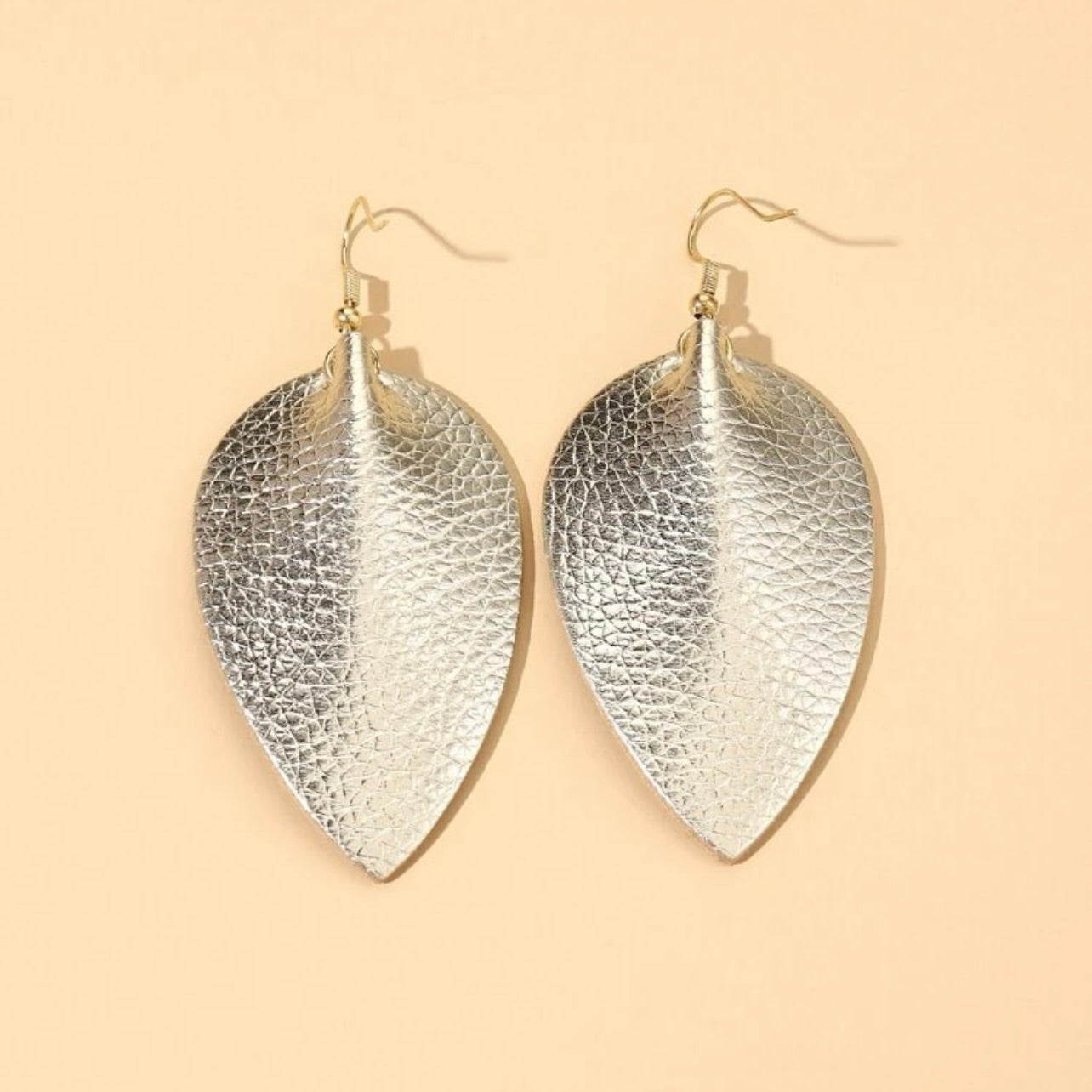 Glamorous Gold Teardrop Earrings with Charm Accent - Elevate Your Style!