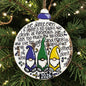 2026 New Orleans Mardi Gras Gnome Christmas Ornament | Chris Rose Quote