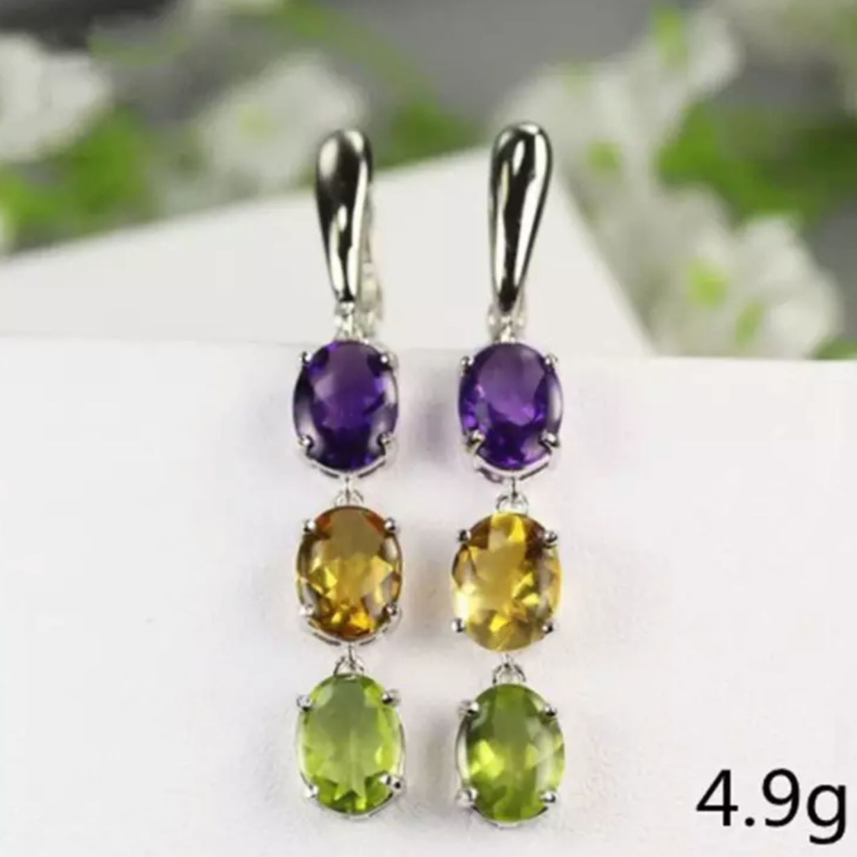 Mardi Gras Earrings - Handmade Jewelry, Rhinestone Earrings, New Orleans, NOLA, Purple Green Gold, Maria Gras Jewelry, Parade Outfit - Rhythms of Grace Creative