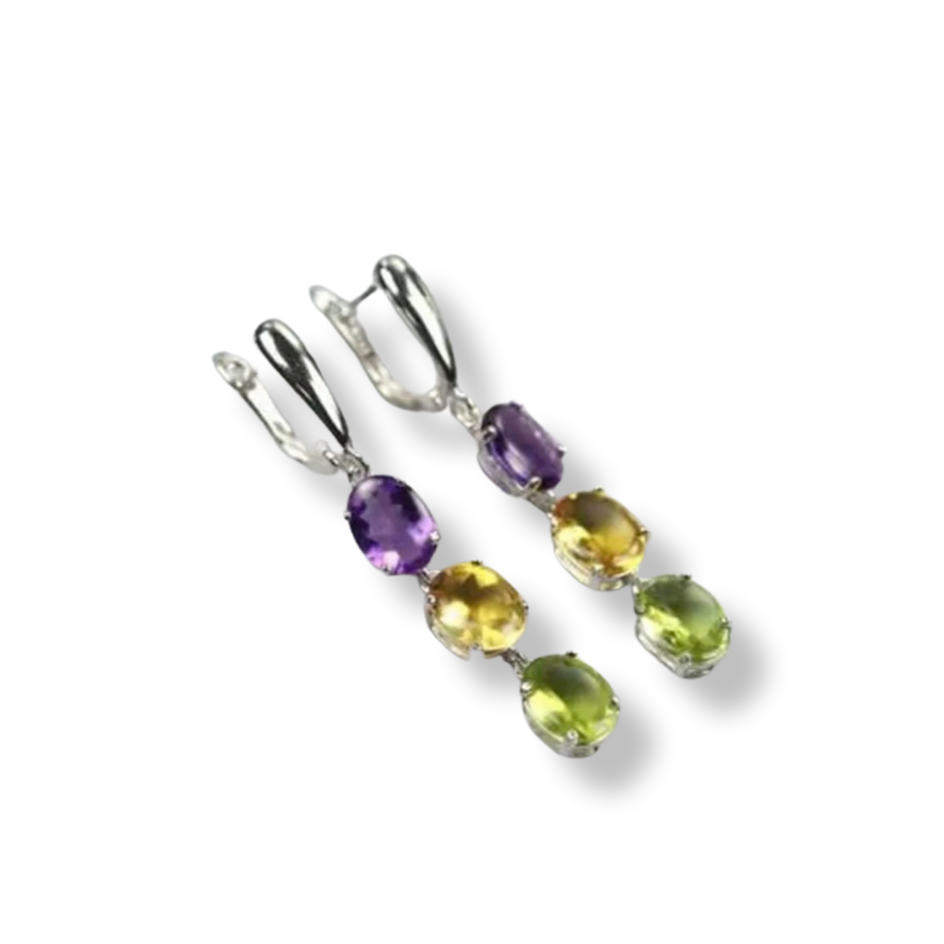 Mardi Gras Earrings - Handmade Jewelry, Rhinestone Earrings, New Orleans, NOLA, Purple Green Gold, Maria Gras Jewelry, Parade Outfit - Rhythms of Grace Creative