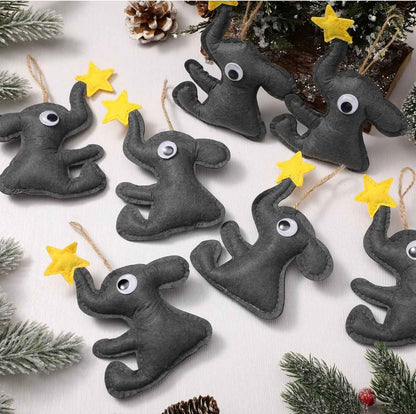 Elephant Friendship Ornament Set (2 Pack) with Story Card | Sister & Best Friend Gift