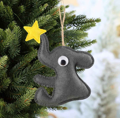 Elephant Friendship Ornament Set (2 Pack) with Story Card | Sister & Best Friend Gift