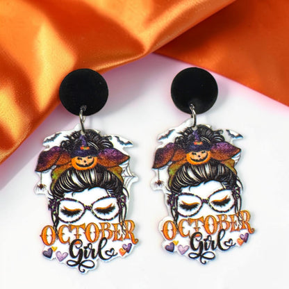 Halloween Teacher Earrings - Trick or Teach