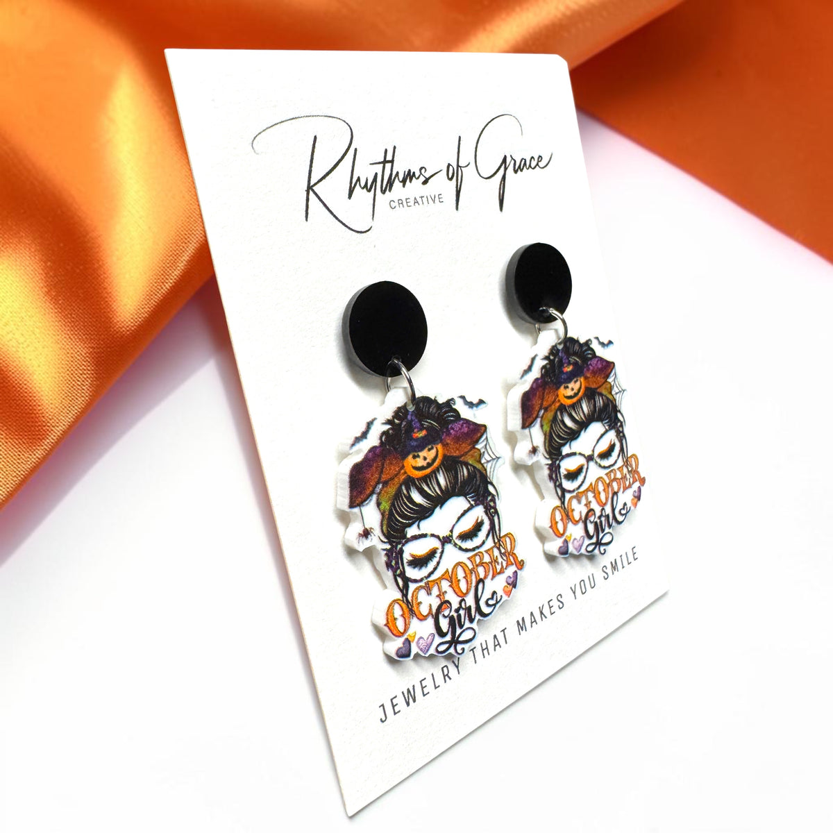 Halloween Teacher Earrings - Trick or Teach