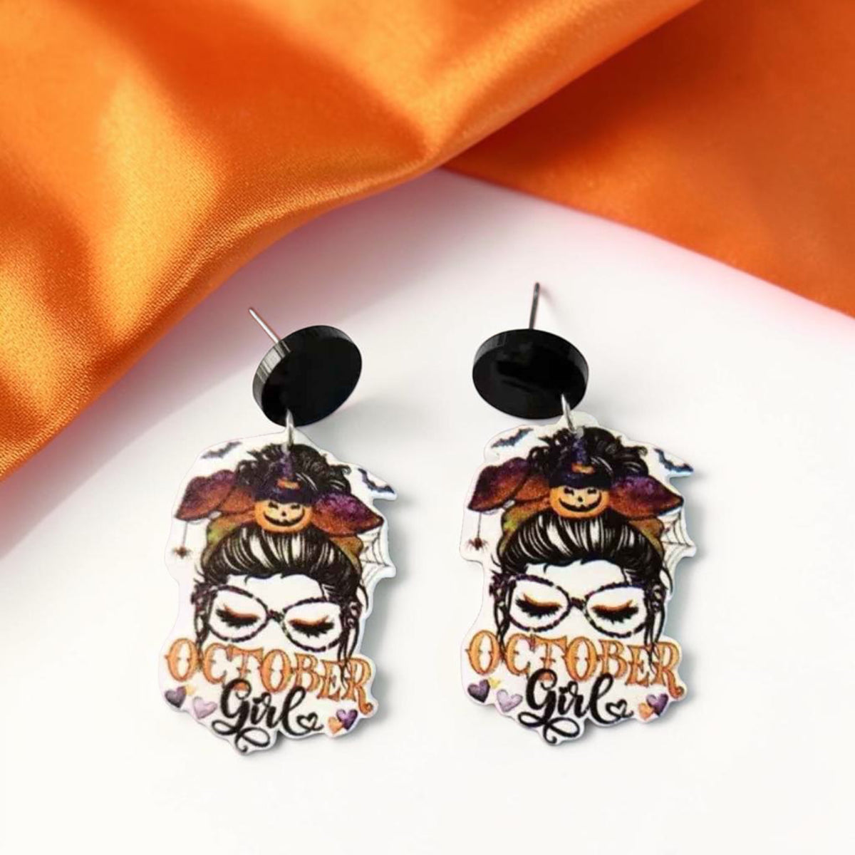 Halloween Teacher Earrings - Trick or Teach