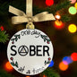 Sober Ornament – Sobriety Ornament | AA & NA Recovery Gift