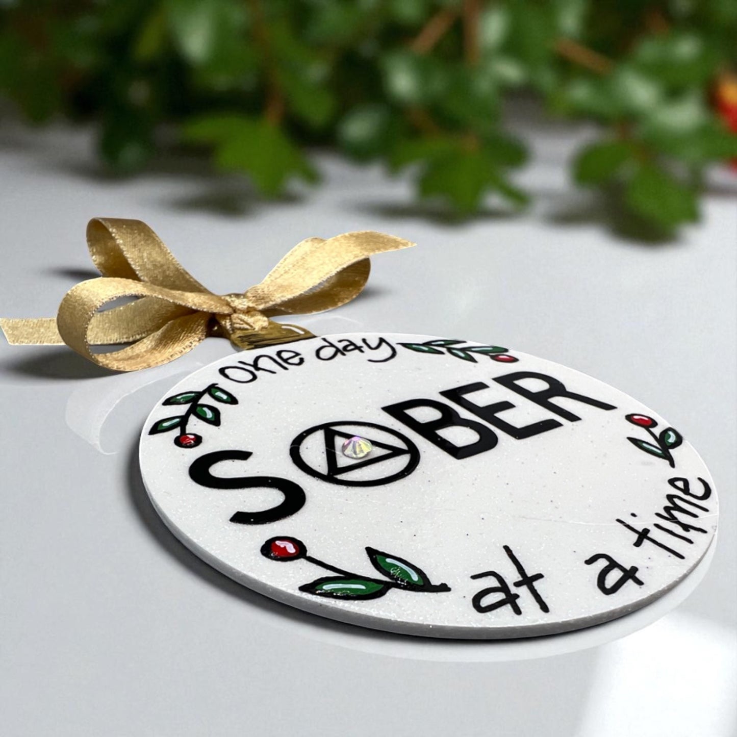 Sober Ornament – Sobriety Ornament | AA & NA Recovery Gift