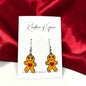 Voodoo Doll Heart Earrings – Whimsical Gothic Charm