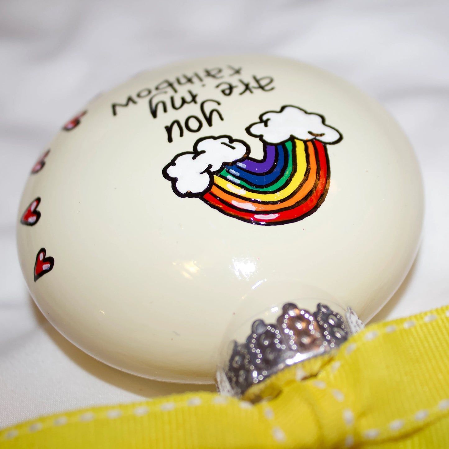 Christmas Ornament: "You Are My Rainbow" – A Meaningful Gift of Friendship and Love