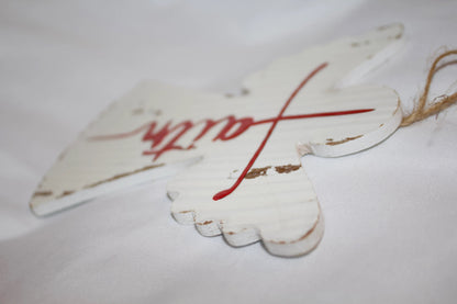 Angel Christmas Ornament: "Faith" – A Beautiful Christian Keepsake