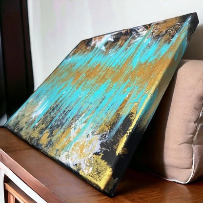 "Mystical Journey" – Original Abstract Textured Painting | 12x12 Canvas