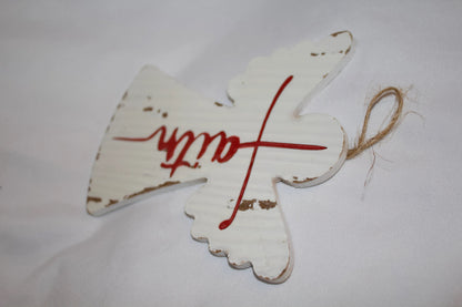 Angel Christmas Ornament: "Faith" – A Beautiful Christian Keepsake