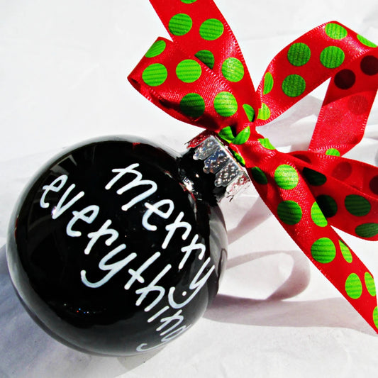 Merry Everything Christmas Ornament – Perfect for Any Holiday Occasion