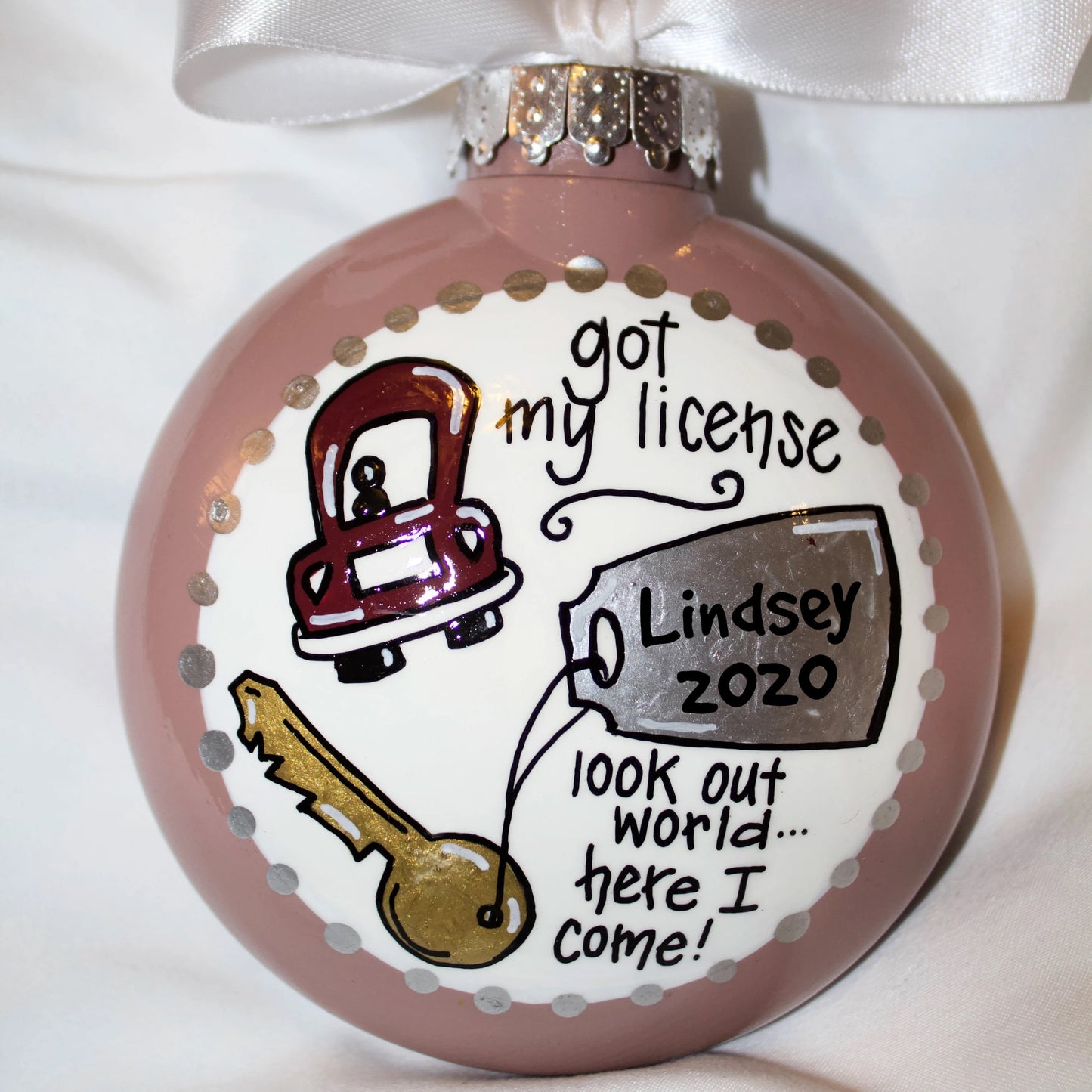 Keys to Freedom: Personalized Driver's License Ornament 🚗✨