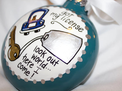 Keys to Freedom: Personalized Driver's License Ornament 🚗✨