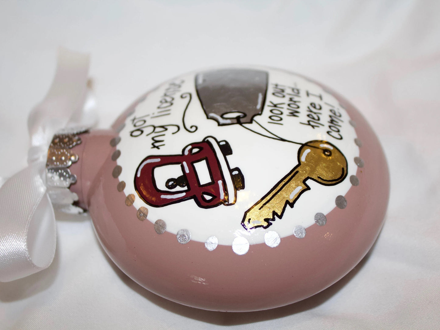 Keys to Freedom: Personalized Driver's License Ornament 🚗✨