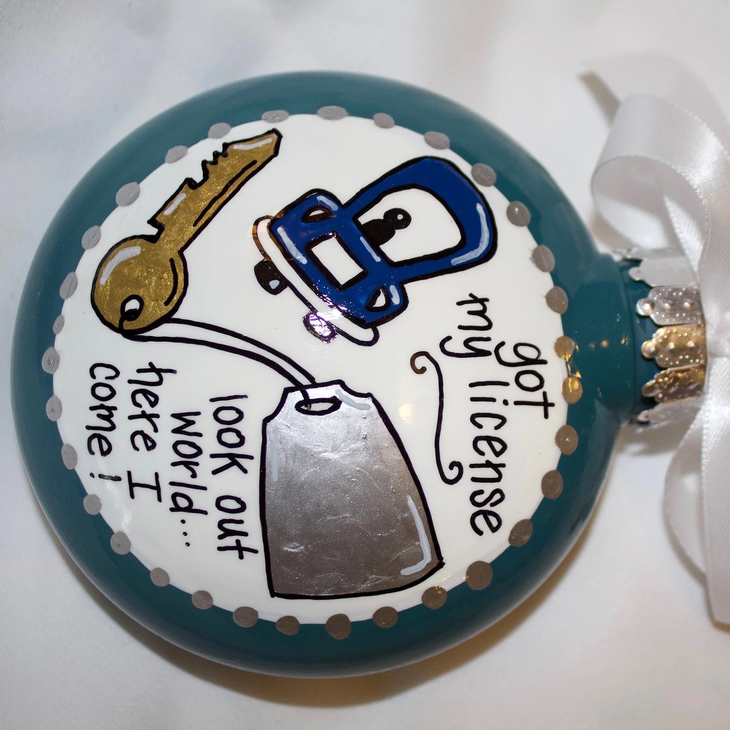 Keys to Freedom: Personalized Driver's License Ornament 🚗✨