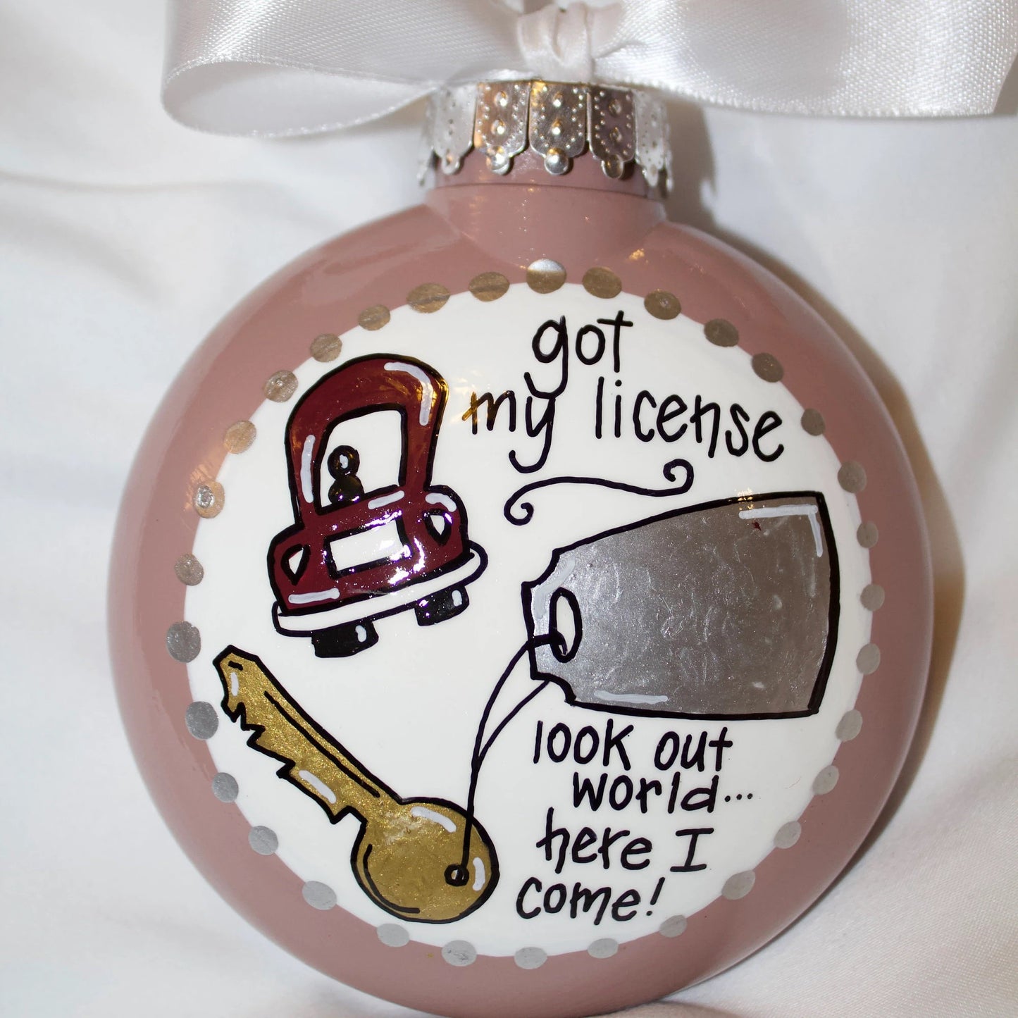 Keys to Freedom: Personalized Driver's License Ornament 🚗✨