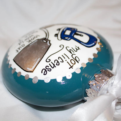 Keys to Freedom: Personalized Driver's License Ornament 🚗✨