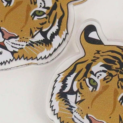 Acrylic Tiger Keychain | Durable & Vibrant Tiger Charm | 5"