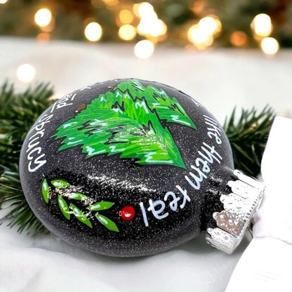 Spruce Up Your Tree - 'Thick and Sprucy' Funny Christmas Ornament!