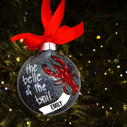 Christmas Ornament "Belle of the Boil" - Add Some Cajun Sparkle to Your Tree!