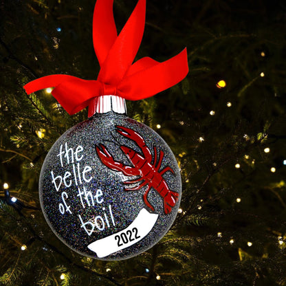 Christmas Ornament "Belle of the Boil" - Add Some Cajun Sparkle to Your Tree!